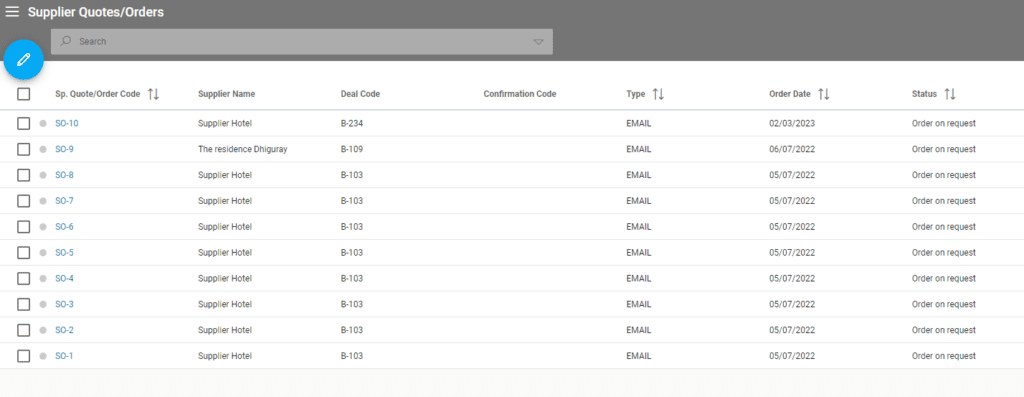 A screenshot showing the Supplier invoice creation window